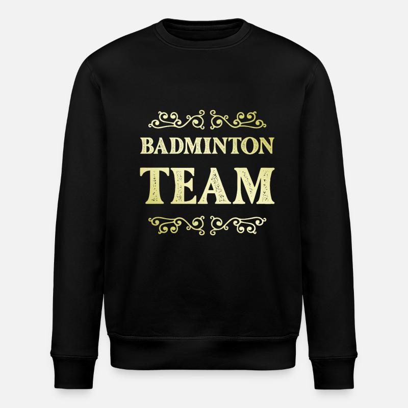 Équipe de badminton - Sweat bio ROLLER Stanley/Stella Unisexe - noir