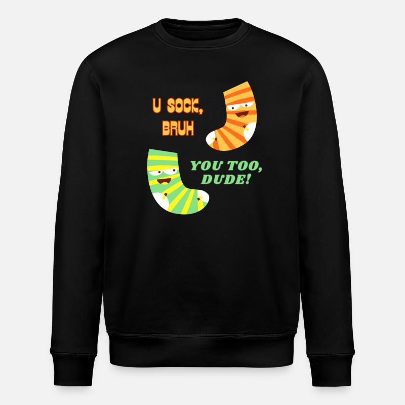 Socks - Stanley/Stella ROLLER Unisex Organic Sweatshirt - black