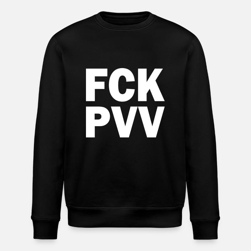Fck pvv - Stanley/Stella Unisex Bio-Sweatshirt ROLLER - Schwarz