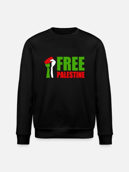 Free palestine - Sweat bio ROLLER Stanley/Stella Unisexe - noir