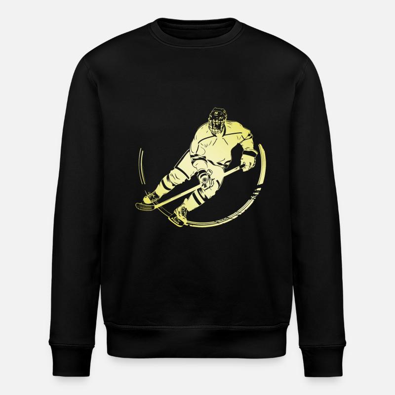 Joueurs de hockey - Sweat bio ROLLER Stanley/Stella Unisexe - noir