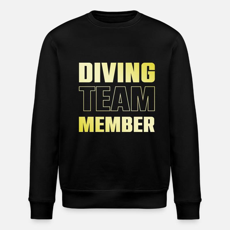 Diving Team - Stanley/Stella ROLLER Unisex Organic Sweatshirt - black
