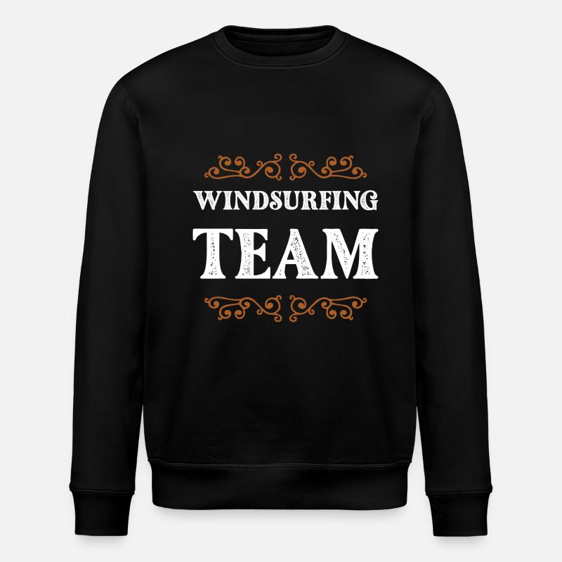 Windsurfing Team - Stanley/Stella Unisex Bio-Sweatshirt ROLLER - Schwarz