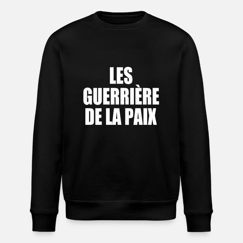 Die Krieger des Friedens - Stanley/Stella Unisex Bio-Sweatshirt ROLLER - Schwarz