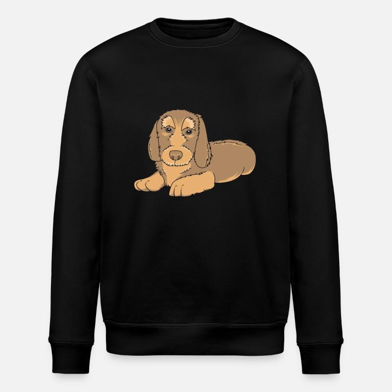 Teckel à poil dur - Sweat bio ROLLER Stanley/Stella Unisexe - noir