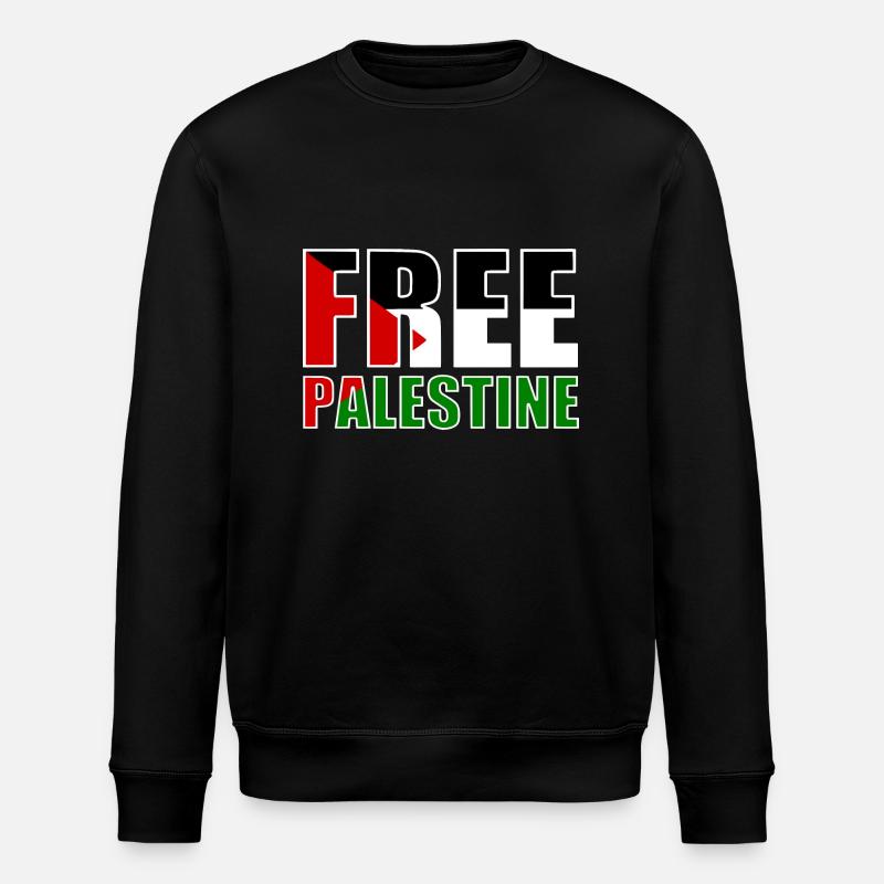 Free palestine - Sweat bio ROLLER Stanley/Stella Unisexe - noir