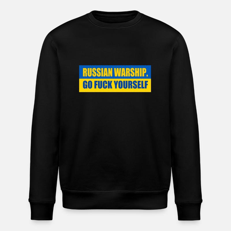 russian warship go f yourself - Sweat bio ROLLER Stanley/Stella Unisexe - noir