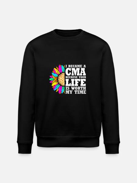 MFA Medical Assistant - Stanley/Stella ROLLER Unisex Organic Sweatshirt - black