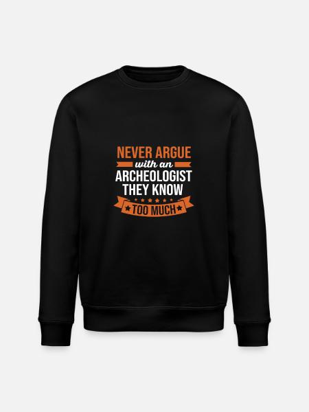 Archaeology - Stanley/Stella ROLLER Unisex Organic Sweatshirt - black