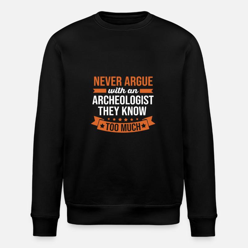 Archéologie - Sweat bio ROLLER Stanley/Stella Unisexe - noir