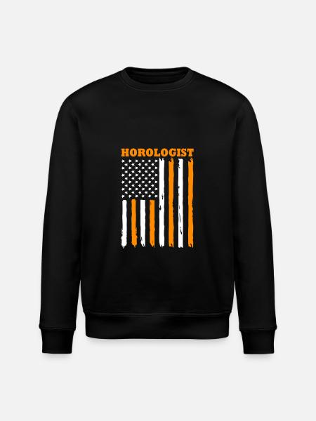 Watch Movement - Stanley/Stella ROLLER Unisex Organic Sweatshirt - black