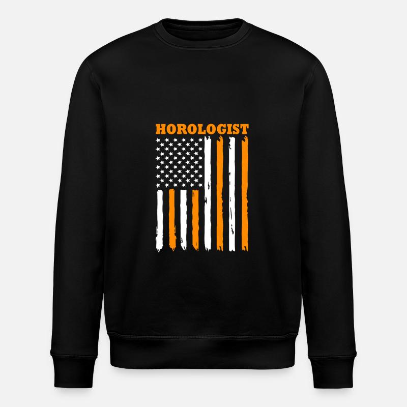 Watch Movement - Stanley/Stella ROLLER Unisex Organic Sweatshirt - black