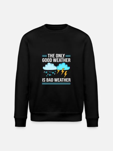Meteorology Meteorologist Weather - Stanley/Stella ROLLER Unisex Organic Sweatshirt - black