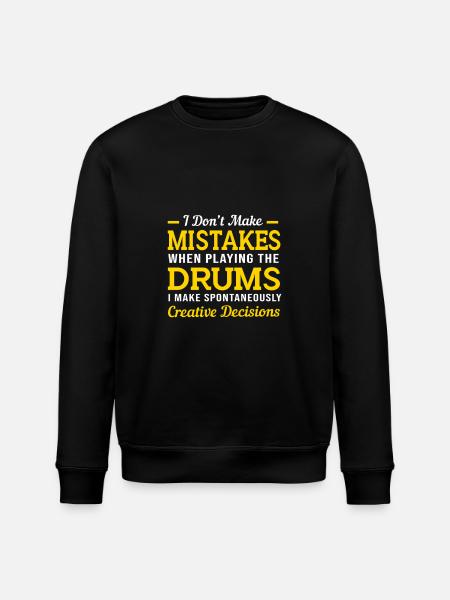 Drums Drummers Drumsticks - Stanley/Stella ROLLER Unisex Organic Sweatshirt - black