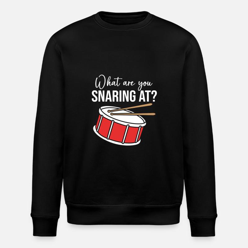 Tambours Tambours Baguettes - Sweat bio ROLLER Stanley/Stella Unisexe - noir