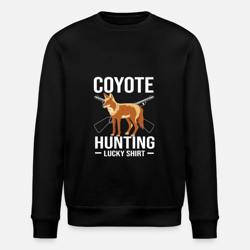 Chasseur de coyotes - Sweat bio ROLLER Stanley/Stella Unisexe - noir