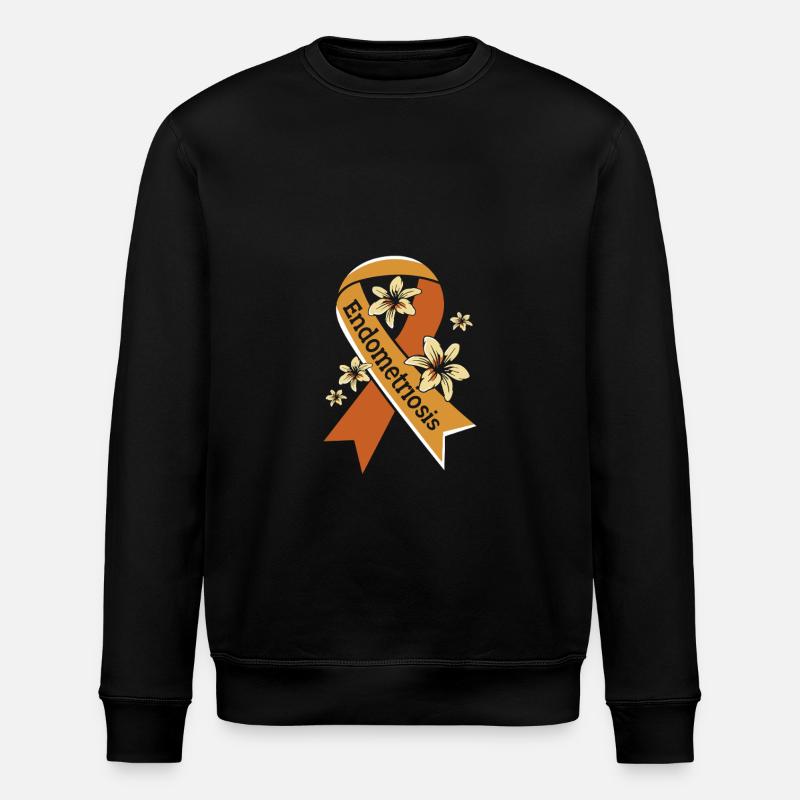 Endometriose Endo - Stanley/Stella Unisex Bio-Sweatshirt ROLLER - Schwarz