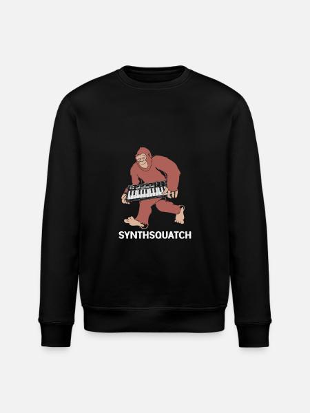 Djing Label Keyboard DJ - Stanley/Stella ROLLER Unisex Organic Sweatshirt - black