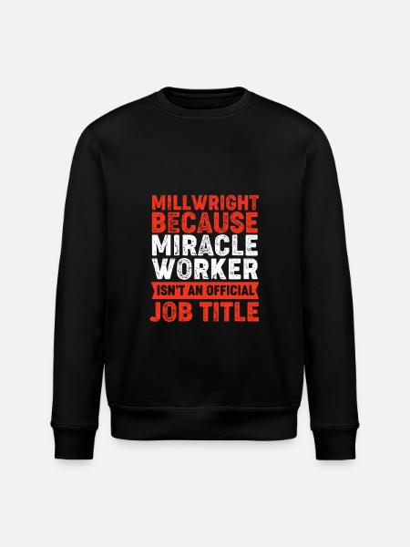 Mechanic Mechanical Engineering CNC Fitter - Stanley/Stella ROLLER Unisex Organic Sweatshirt - black