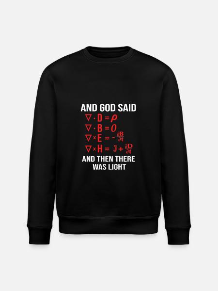 math mathematician - Stanley/Stella ROLLER Unisex Organic Sweatshirt - black