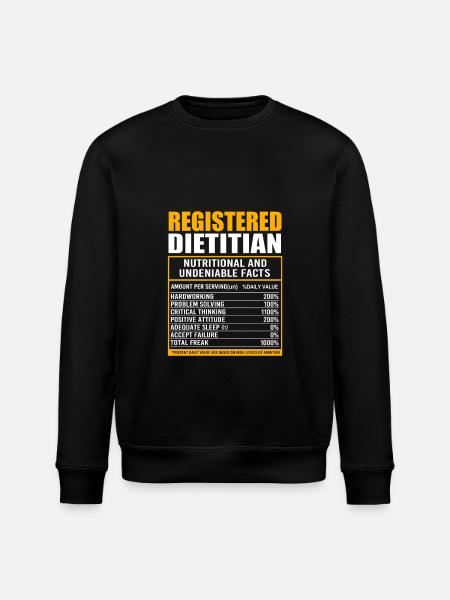 Dietician Diet - Stanley/Stella ROLLER Unisex Organic Sweatshirt - black