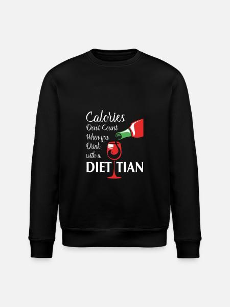 Diet Dietician - Stanley/Stella ROLLER Unisex Organic Sweatshirt - black