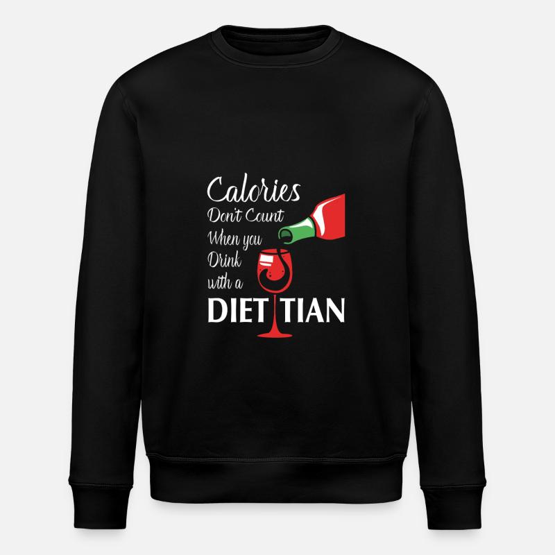 Diet Dietician - Stanley/Stella ROLLER Unisex Organic Sweatshirt - black
