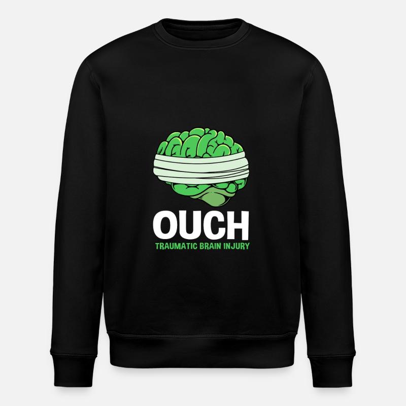 Schädel-Hirn-Trauma Schädelhirntrauma Autounfall - Stanley/Stella Unisex Bio-Sweatshirt ROLLER - Schwarz