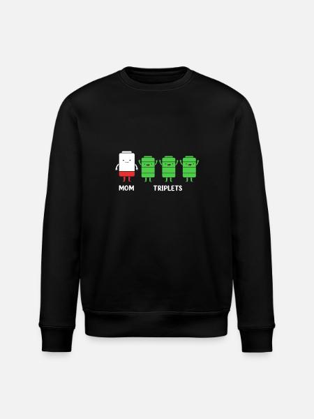 Drilling Mutter Mama - Stanley/Stella Unisex Bio-Sweatshirt ROLLER - Schwarz