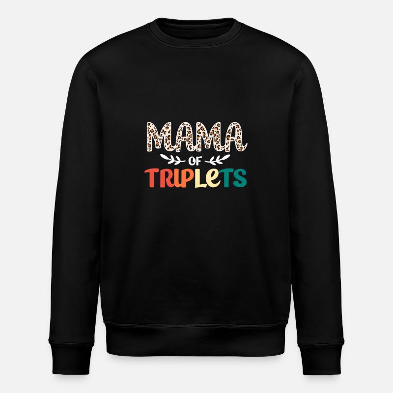 Maman triplée Maman - Sweat bio ROLLER Stanley/Stella Unisexe - noir