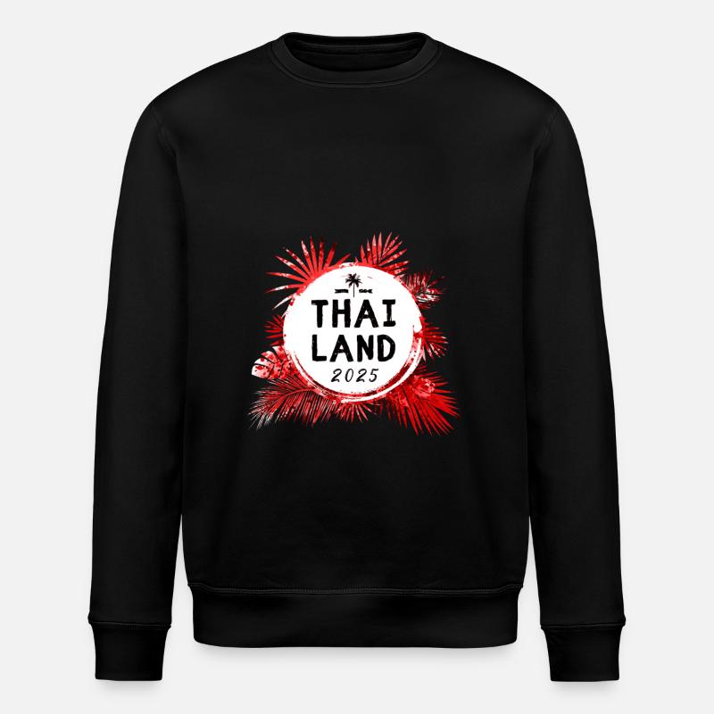 Thailand 2025 Bunt - Stanley/Stella Unisex Bio-Sweatshirt ROLLER - Schwarz