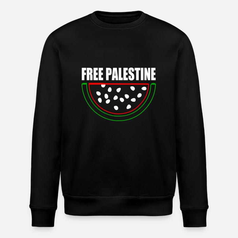 Free palestine - Stanley/Stella ROLLER Unisex Organic Sweatshirt - black