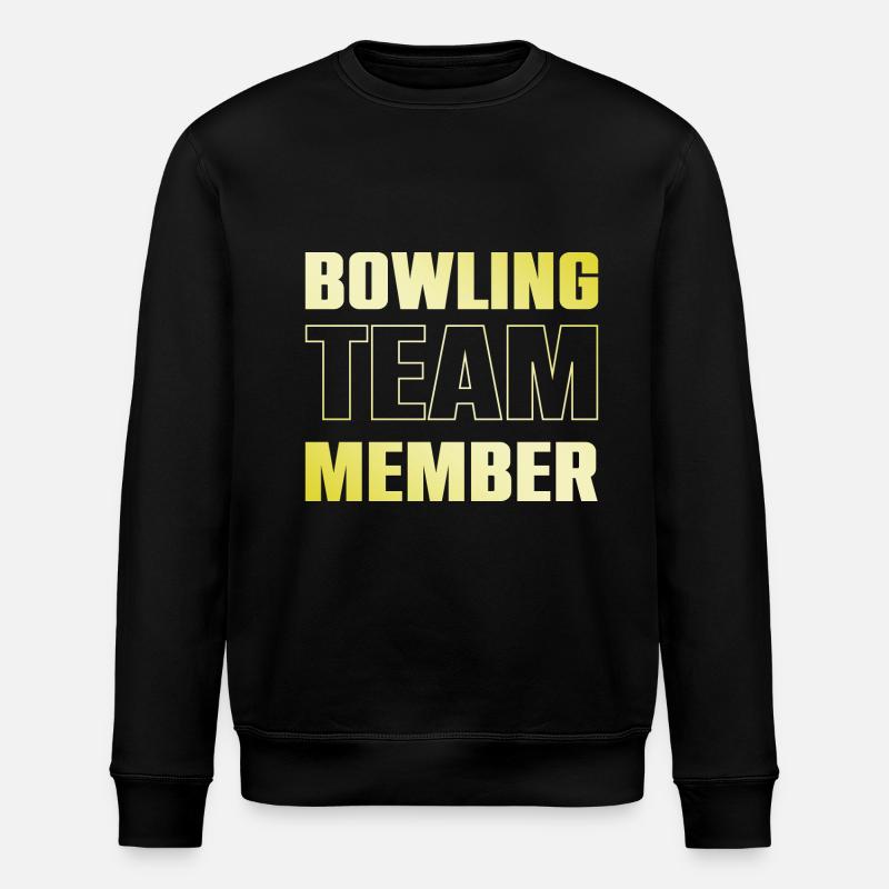 bowling team - Stanley/Stella ROLLER Unisex Organic Sweatshirt - black