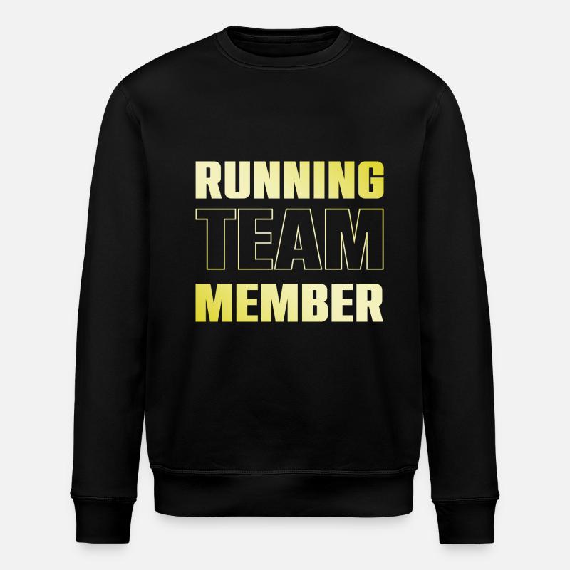 Running Team - Stanley/Stella ROLLER Unisex Organic Sweatshirt - black