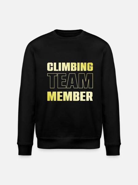 Climbing Team - Stanley/Stella ROLLER Unisex Organic Sweatshirt - black