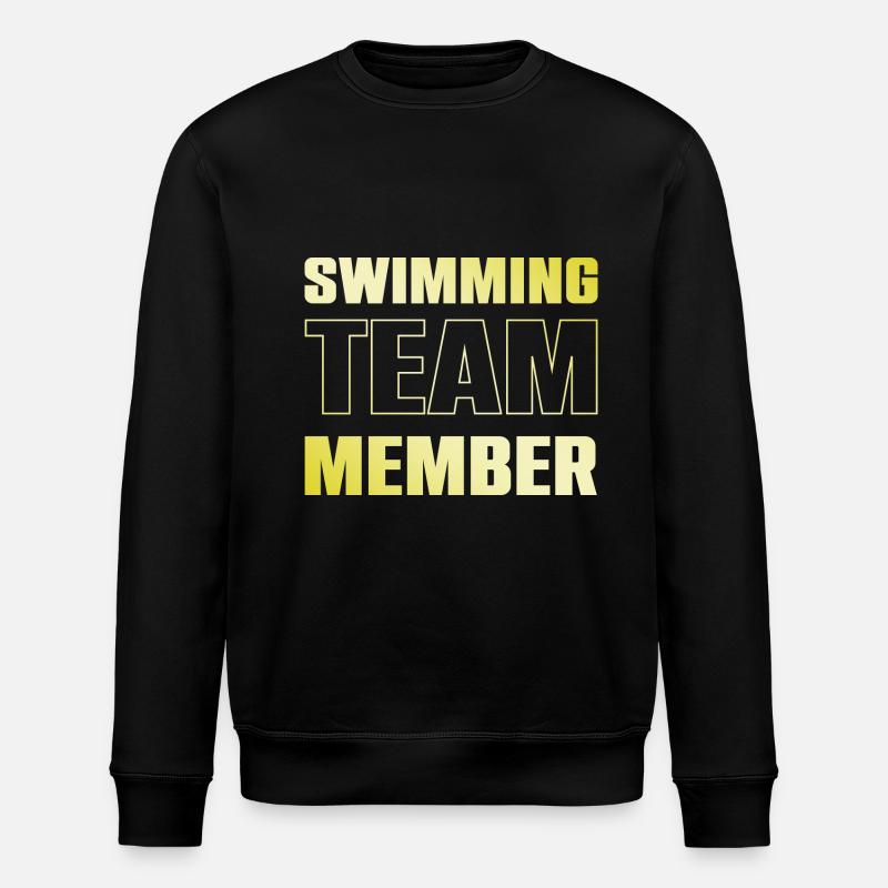 Schwimmen Team - Stanley/Stella Unisex Bio-Sweatshirt ROLLER - Schwarz