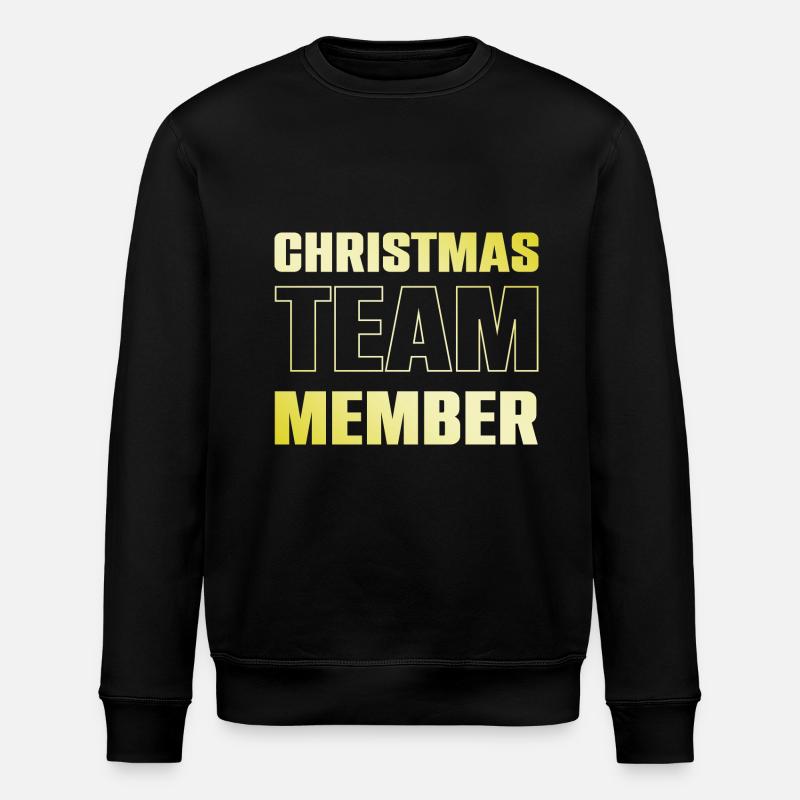 Christmas Team - Stanley/Stella ROLLER Unisex Organic Sweatshirt - black