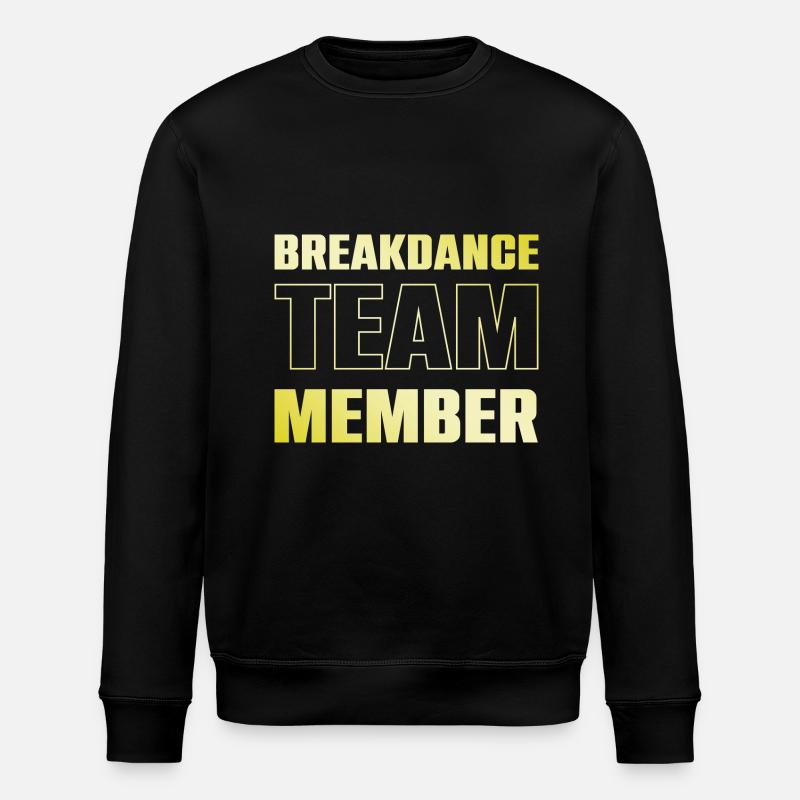 breakdance team - Stanley/Stella ROLLER Unisex Organic Sweatshirt - black