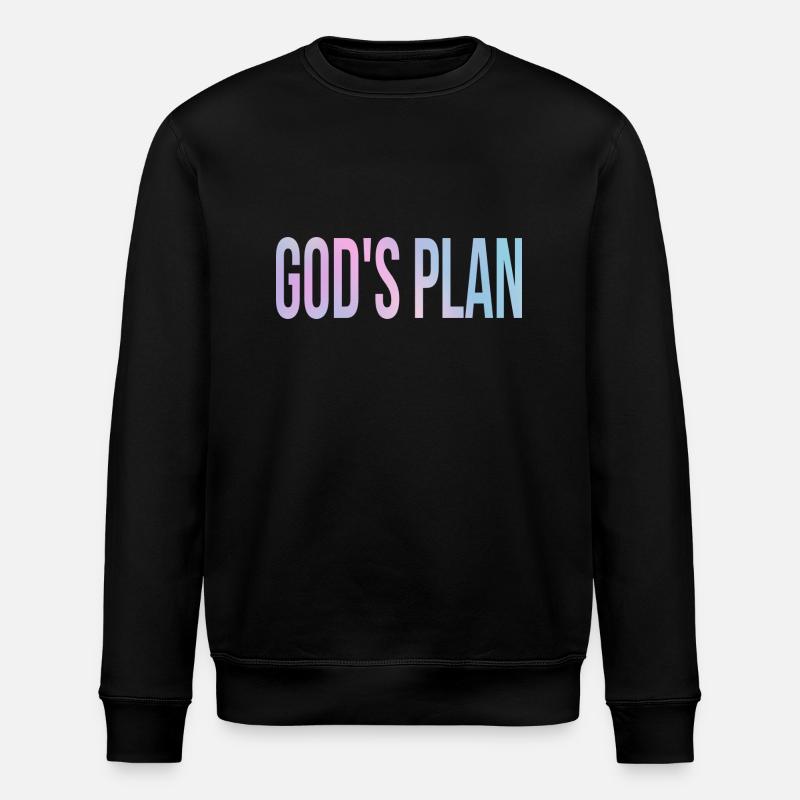 God's Plan - Sweat bio ROLLER Stanley/Stella Unisexe - noir