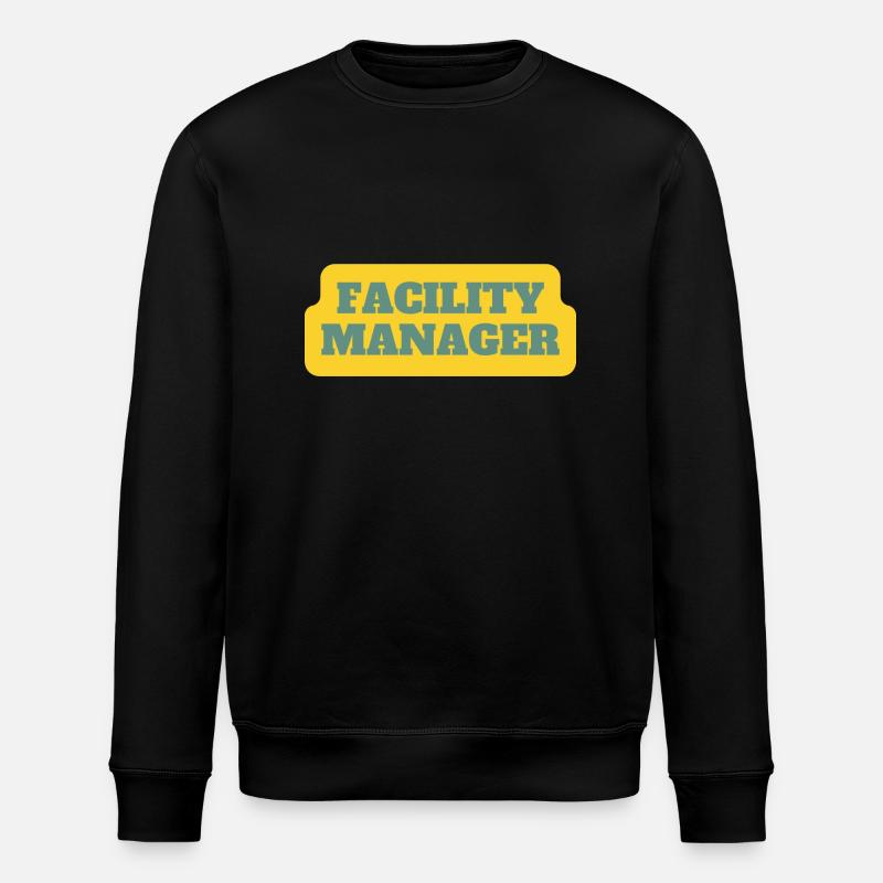 Facility Manager Technicien interne Gardien - Sweat bio ROLLER Stanley/Stella Unisexe - noir