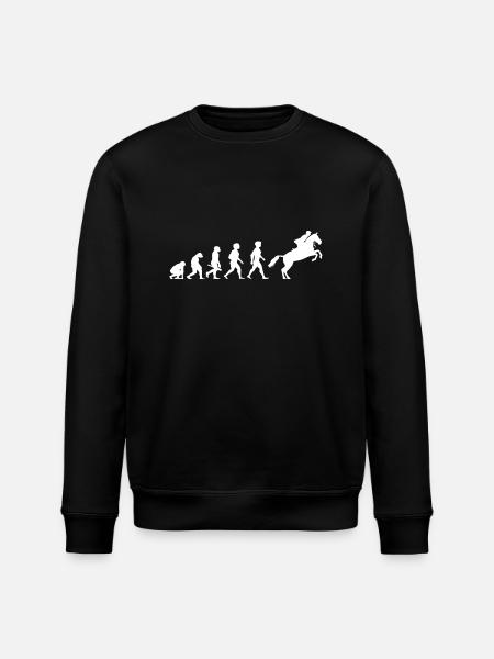 Evolution Equestrian Riding Equestrian Equestrian - Stanley/Stella ROLLER Unisex Organic Sweatshirt - black
