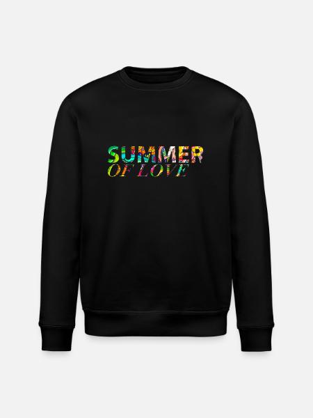 Summer of Love - Stanley/Stella ROLLER Unisex Organic Sweatshirt - black