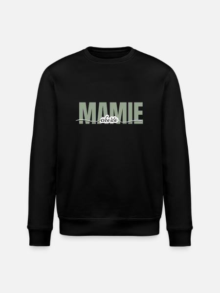 Granny Darling - Grandma Gift - Stanley/Stella ROLLER Unisex Organic Sweatshirt - black