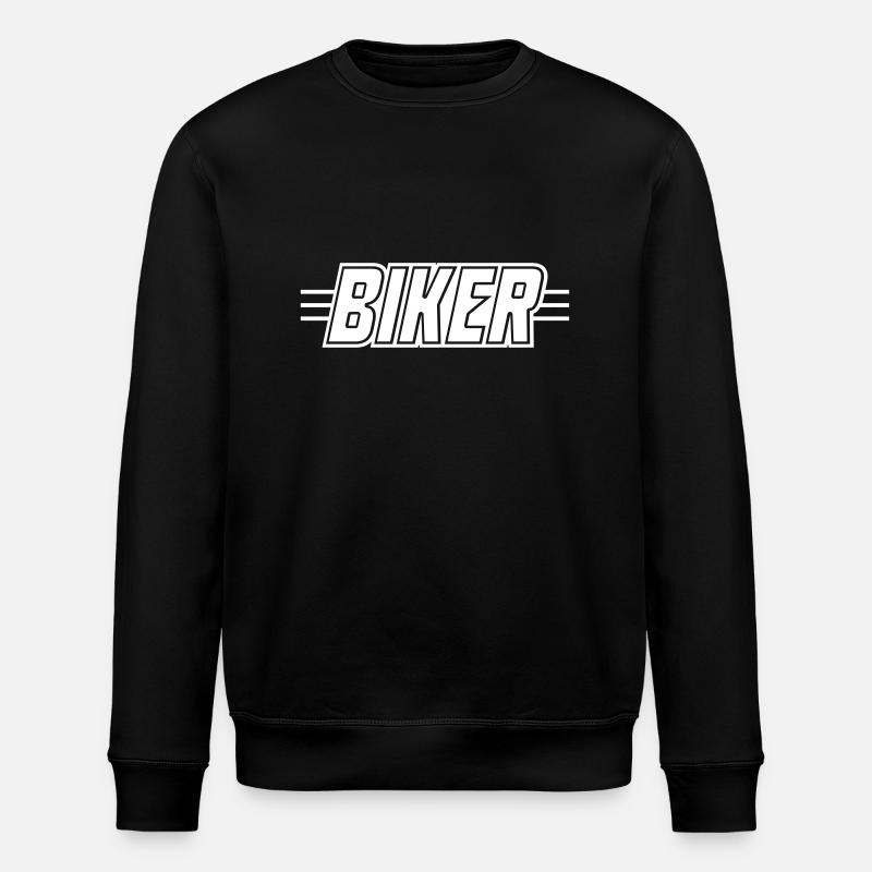 Lettrage motard - Sweat bio ROLLER Stanley/Stella Unisexe - noir
