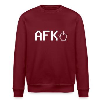 Gamer Afk Spruch Mittelfinger Humour - Sweat bio ROLLER Stanley/Stella Unisexe - bordeaux - Devant - Nik (191cm)