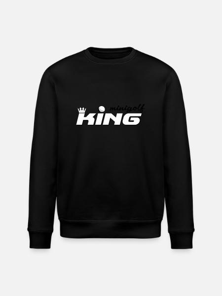 Minigolf King - Stanley/Stella ROLLER Unisex Organic Sweatshirt - black