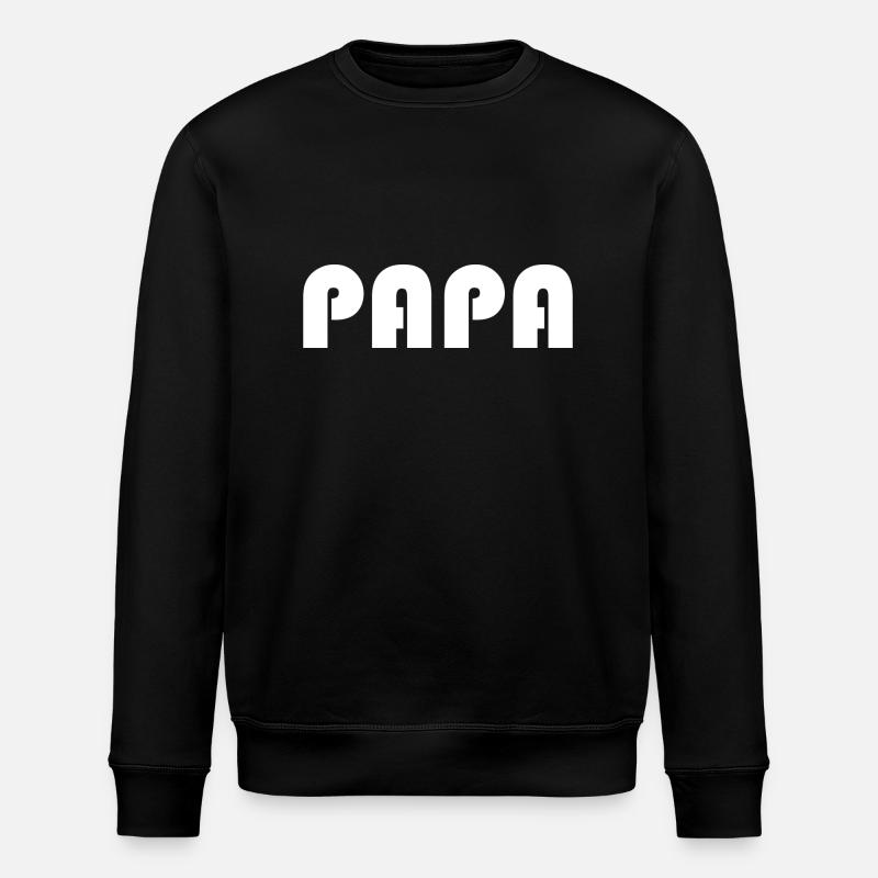 Dad - Stanley/Stella ROLLER Unisex Organic Sweatshirt - black