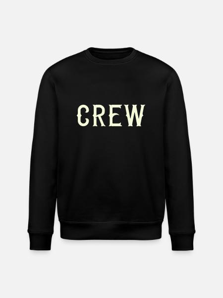 crew - Stanley/Stella ROLLER Unisex Organic Sweatshirt - black
