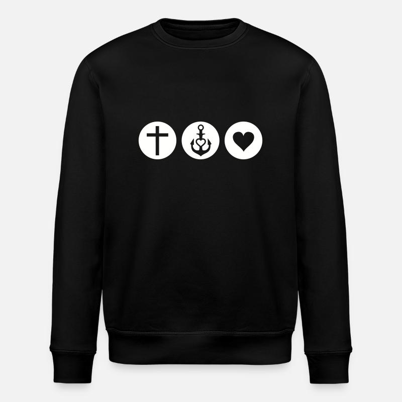 Foi Espoir Amour 01 - Sweat bio ROLLER Stanley/Stella Unisexe - noir