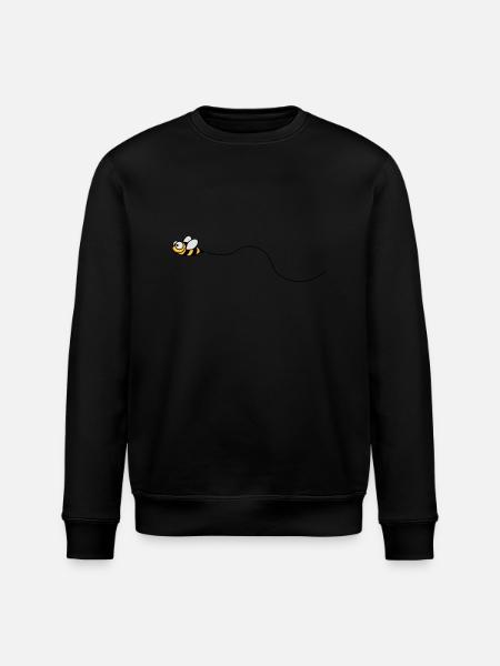 biene_3c - Stanley/Stella Unisex Bio-Sweatshirt ROLLER - Schwarz